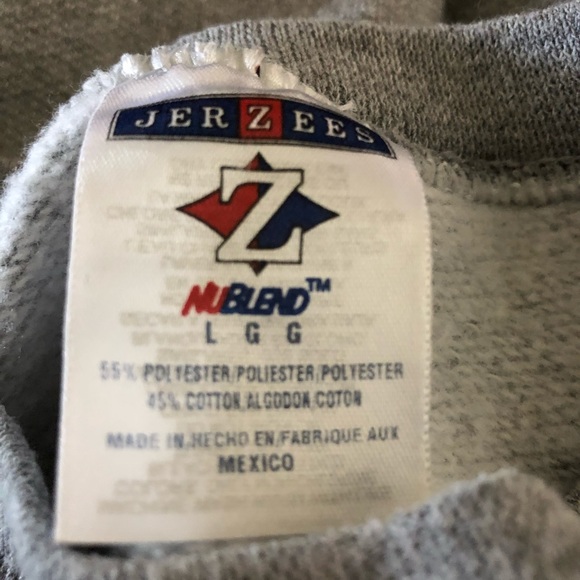 NWOT-Jerzees Grey Christmas Sweatshirt sized LGG? - Picture 5 of 6